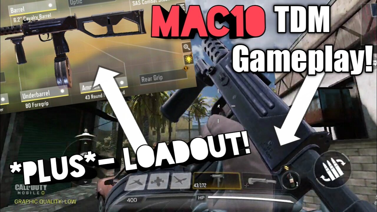 My *MAC-10* Loadout! | Call of Duty Mobile Gameplay