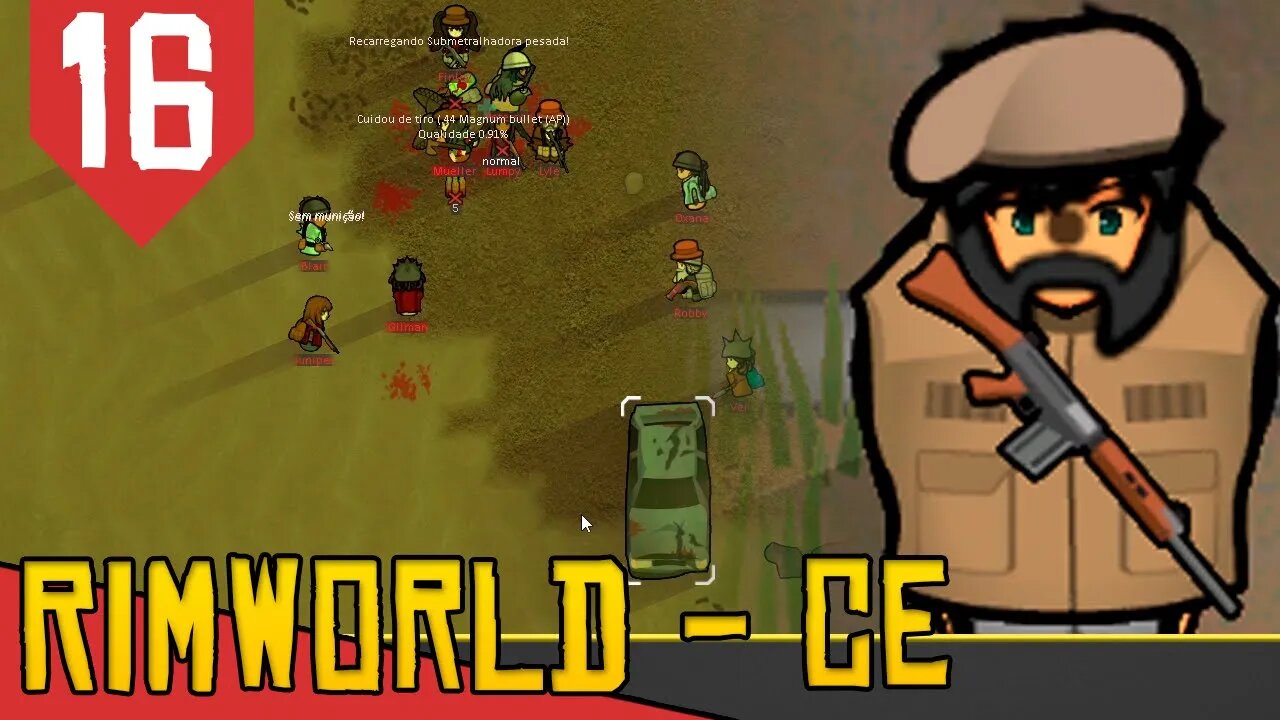 Vida no Mundo TÓXICO - Rimworld Combat Extended #16 [Série Gameplay PT-BR]