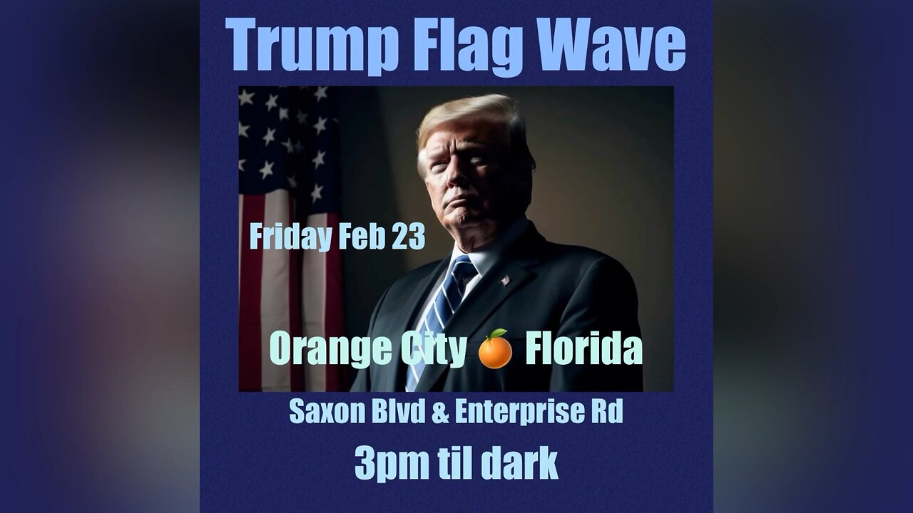 Trump Flag Wave