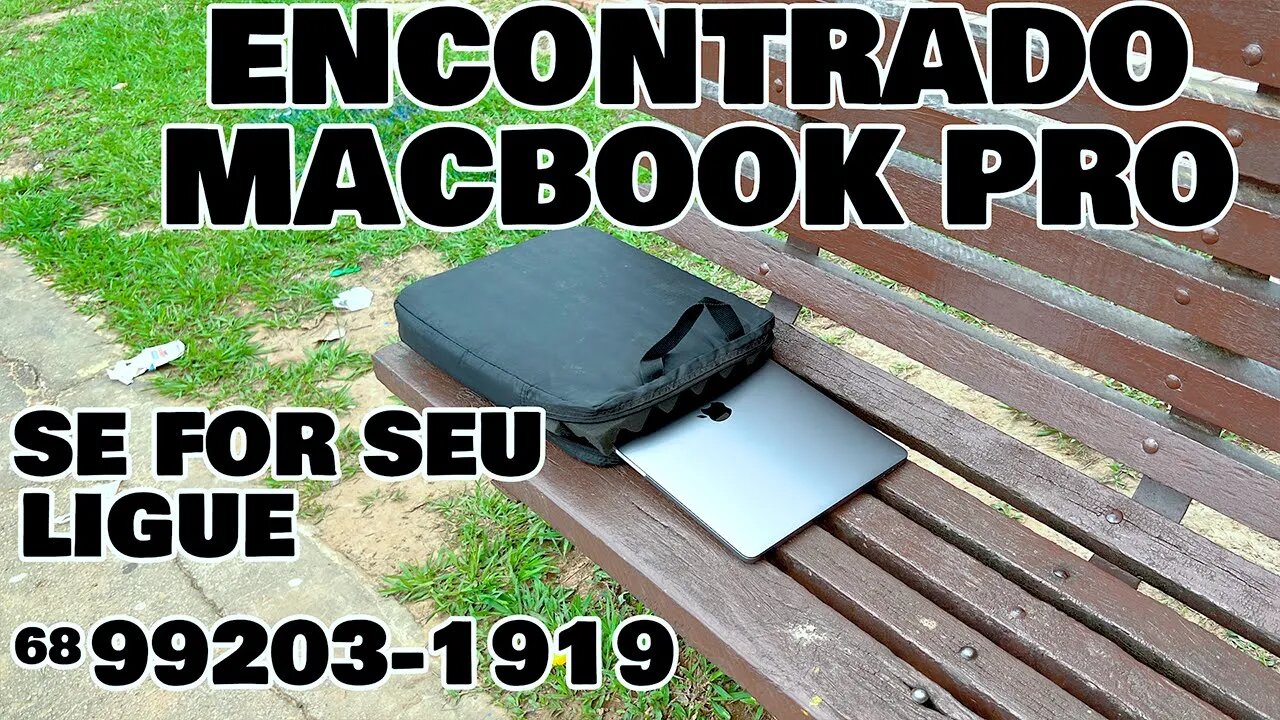 MACBOOK PRO DE 15 MIL ACHADO| EXPERIMENTO SOCIAL | PROCURANDO DONO