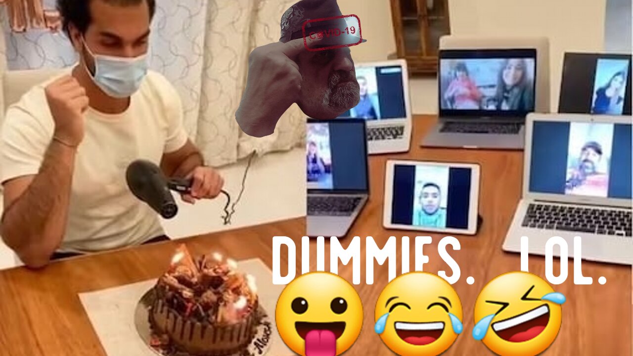 Extremely Dumb Covid Birthday Party. 😛😂🤣🎂🕯8