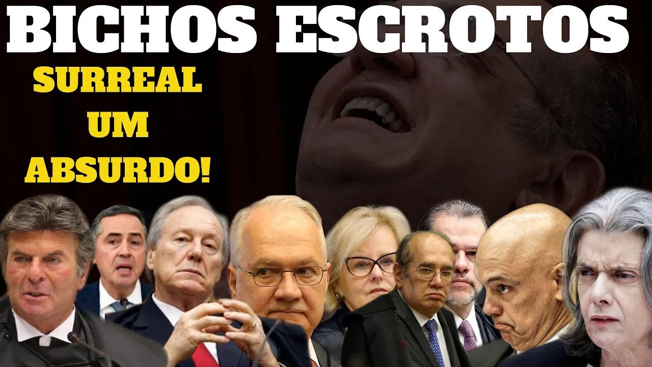 É DE CHORAR! INACREDITÁVEL - ABSURDO - SURREAL - BOTARAM PARA ARROMBAR! #stf #absurdo #crise