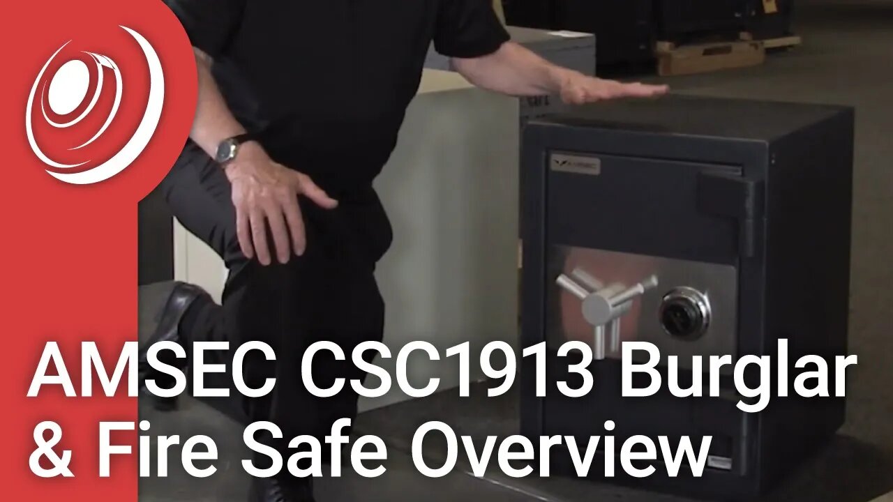 AMSEC CSC1913 Burglar & Fire Safe Overview with Dye the Safe Guy