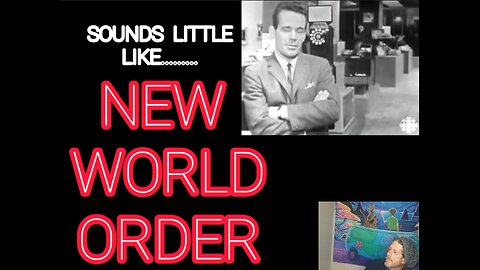 *NEW WORLD ORDER* *SUBLIMINAL MESSAGING* *PROOF* 1960 interview Reveals man behind*NEW WORLD ORDER*