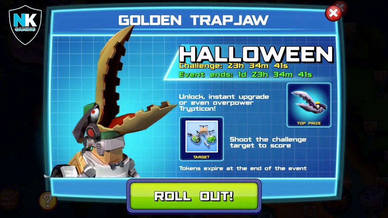 Angry Birds Transformers 2.0 - Golden Trapjaw - Day 5 - Featuring High Octane Bumblebee