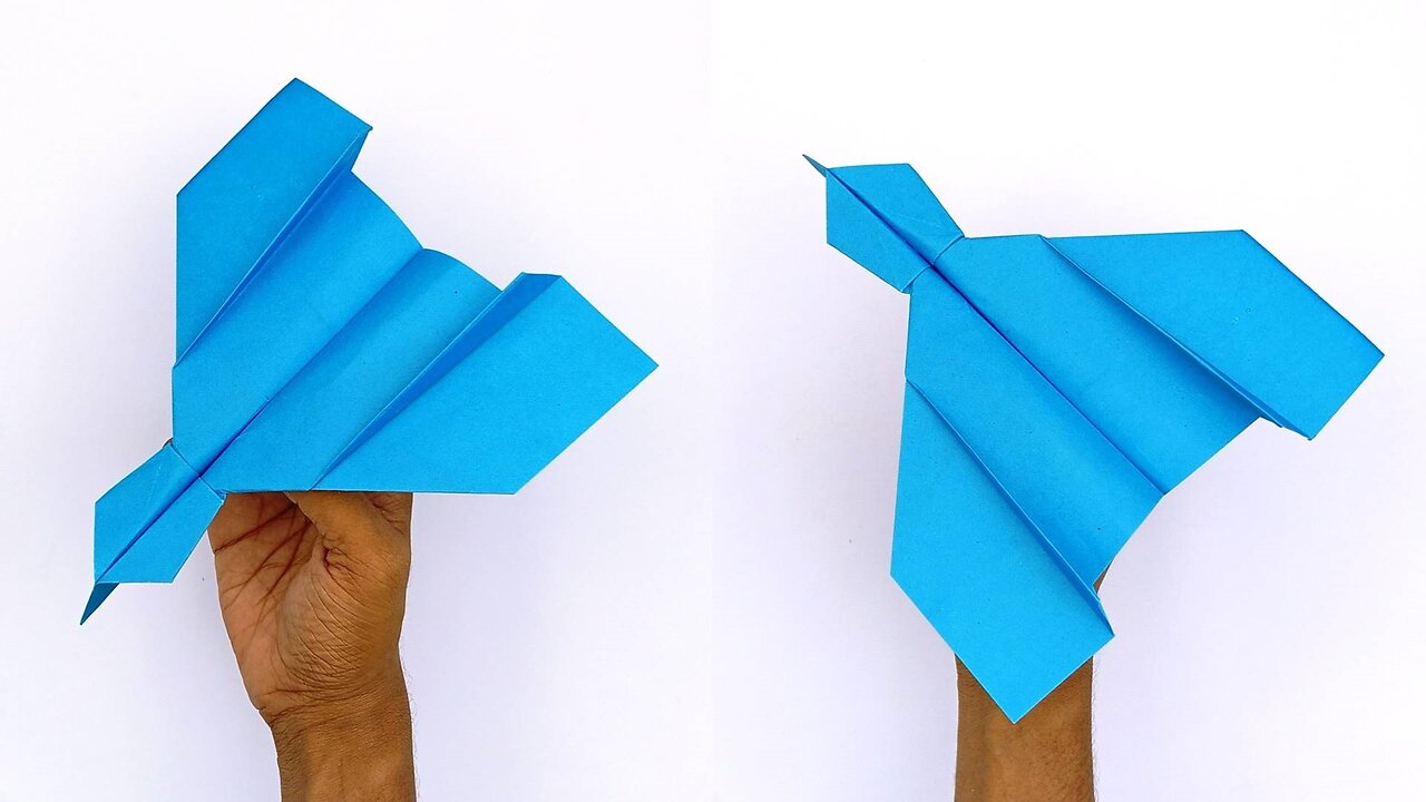 How to Make a Paper Airplane Step by Step | Best Origami Plane | Easy Paper Crafts Without Glue
