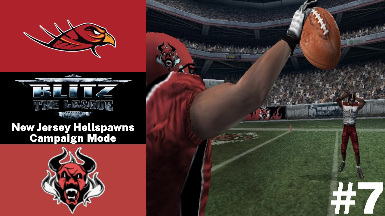 Blitz: The League | New Jersey Hellspawns Campaign Mode #7 | vs. Washington Redhawks