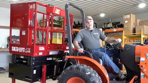 Tractor Scissor Lift! Removing Original Tractor Cab for Spring!