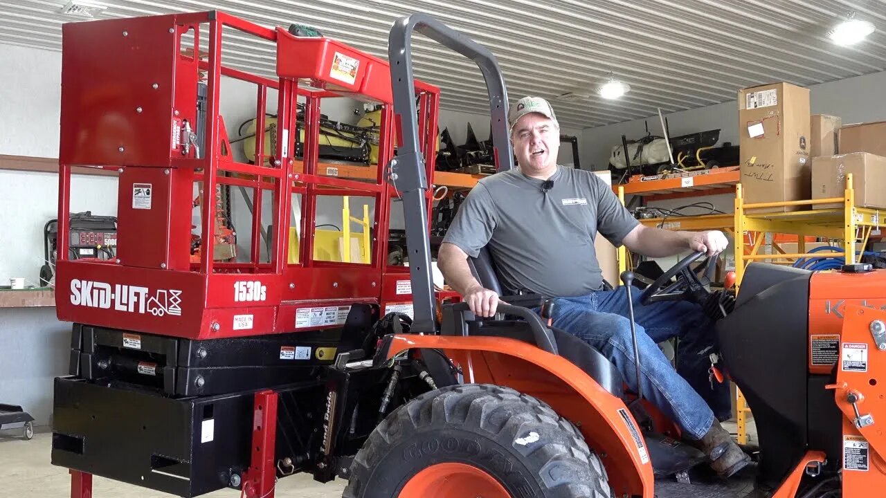 Tractor Scissor Lift! Removing Original Tractor Cab for Spring!