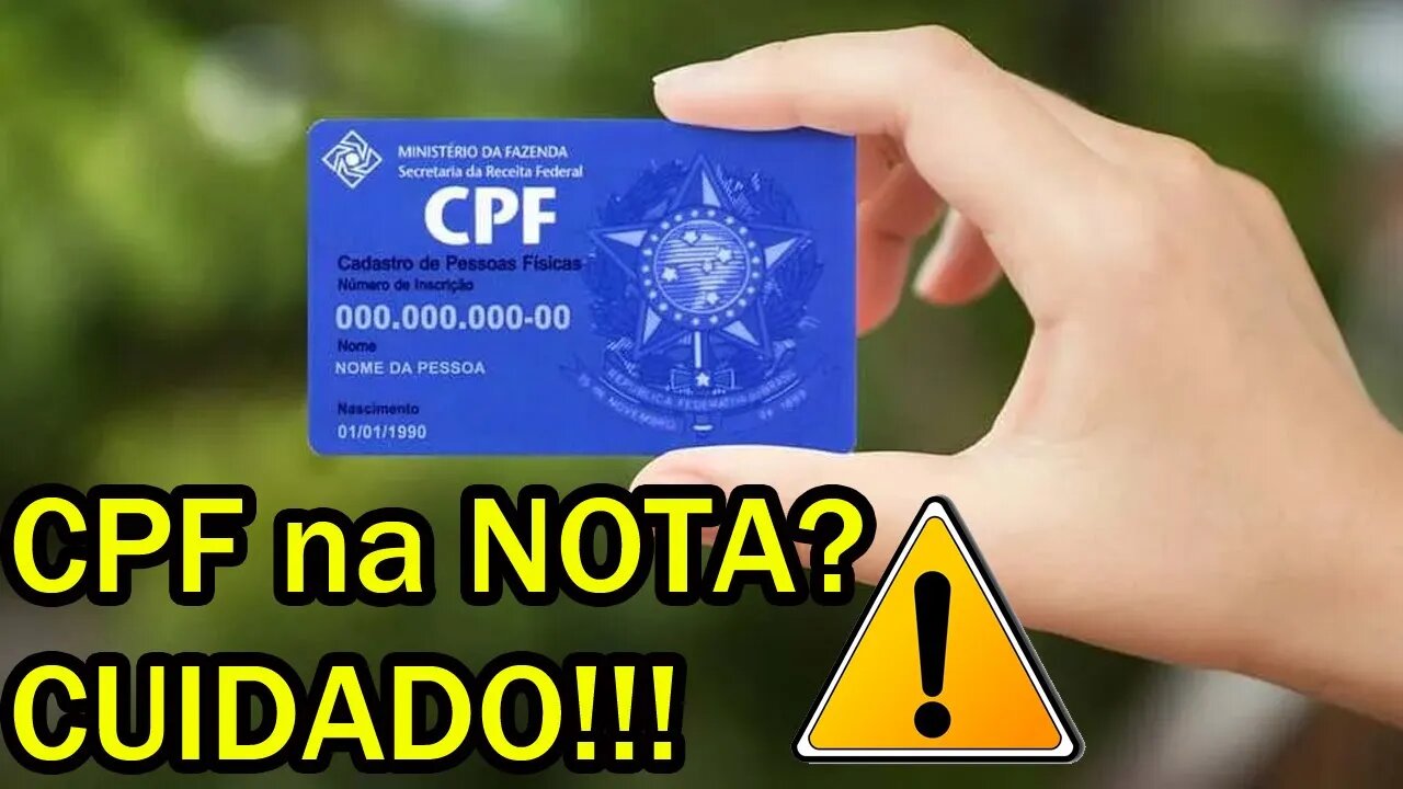 O que uma pessoa pode fazer com meu CPF?