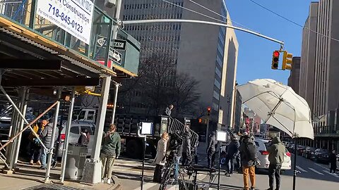 NYPD is sets up steel barricades outside Manhattan Criminal Court