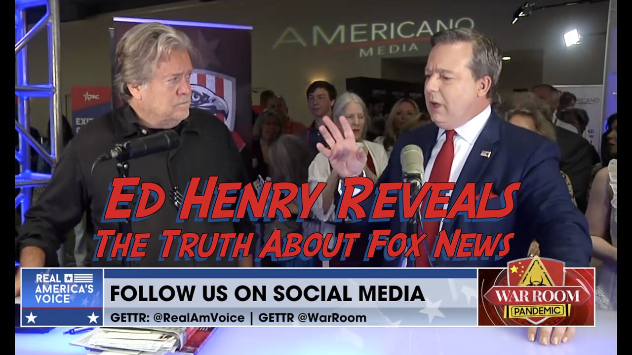 Ed Henry Reveals the Truth about Fox News. Fox News hates Trump & MAGA.