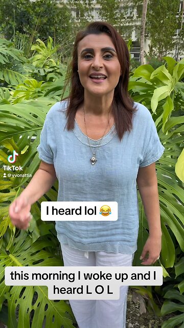 I heard God say,” LOL 😂”