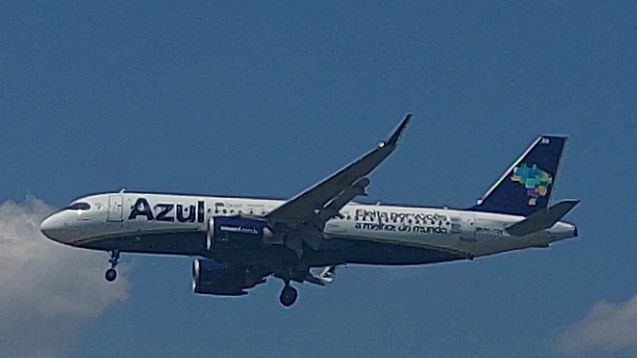 Airbus A320NEO PR-YRB vindo de Campinas para Manaus