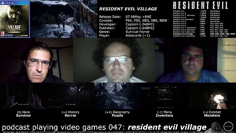 podcast playing video games 047: resident evil village