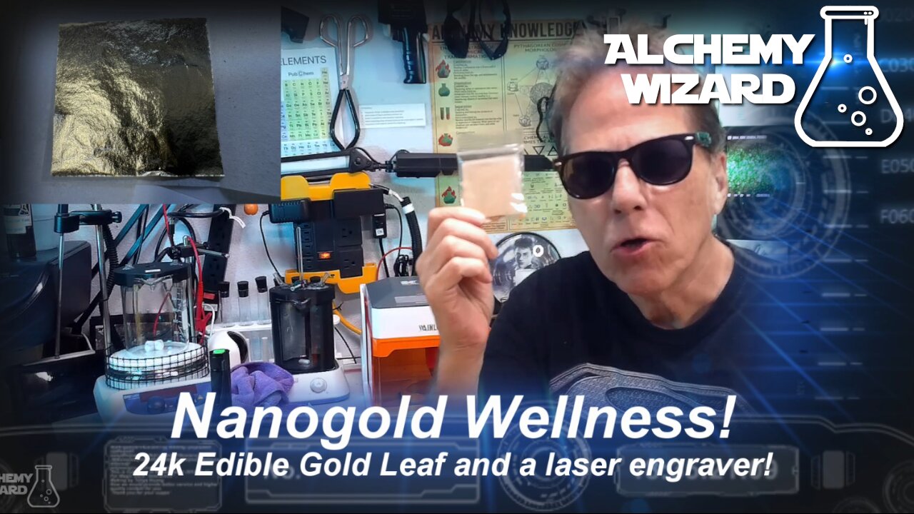 Can we Print Gold Nanoparticles using 24k Gold Leaf?