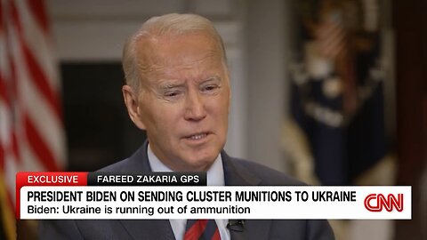 Pedo Joe On The Decision To Send Cluster Munitions To Ukraine