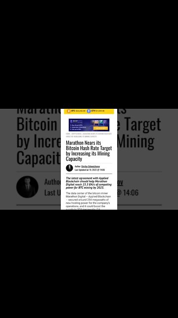 Bitcoin Hash Rate Target by Increasing its Mining Capacity #cryptomash #cryptomashnews #AnsirAli