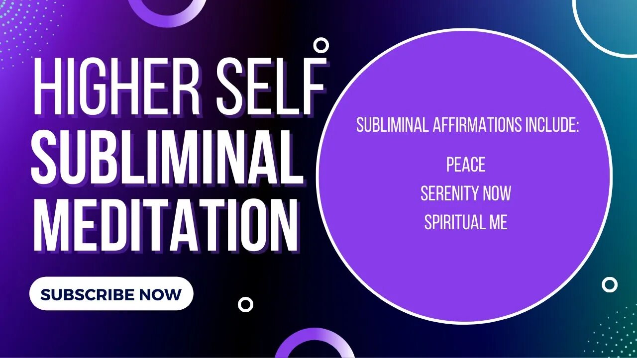 Higher Self Meditation with Binaural Beats and Positive Subliminal Affirmations