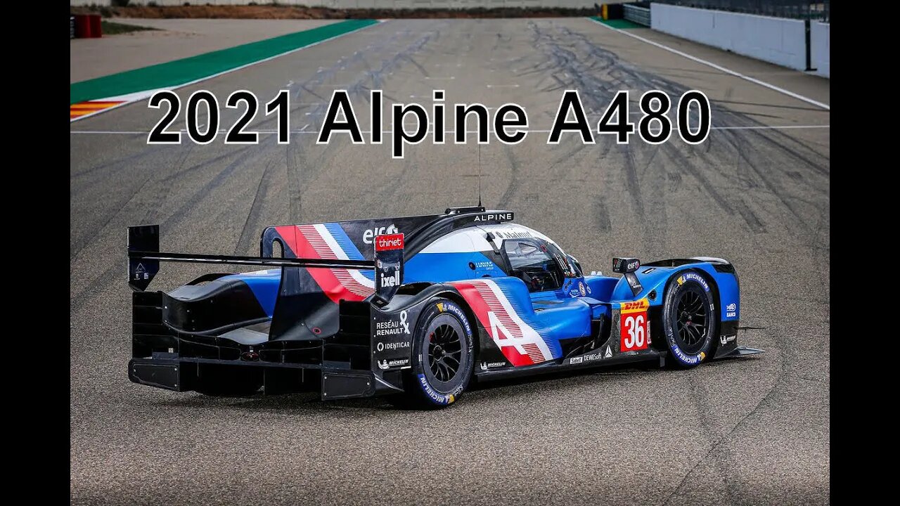 2021 Alpine A480 Testing at the MotorLand Aragón Circuit in Spain