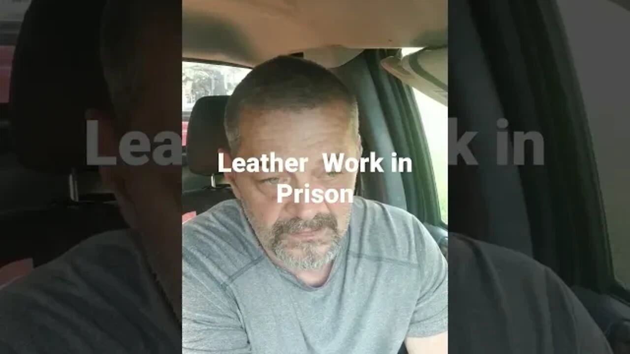 Learning Leather Work in Prison