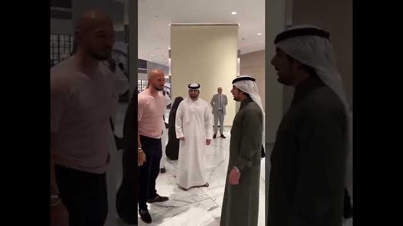 Andrew tate meets billionaires in Dubai/ Tate podcast