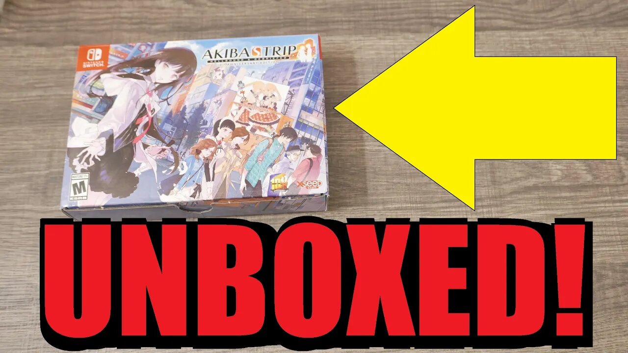 Unboxing the Akiba's Trip Special Edition for the Switch!