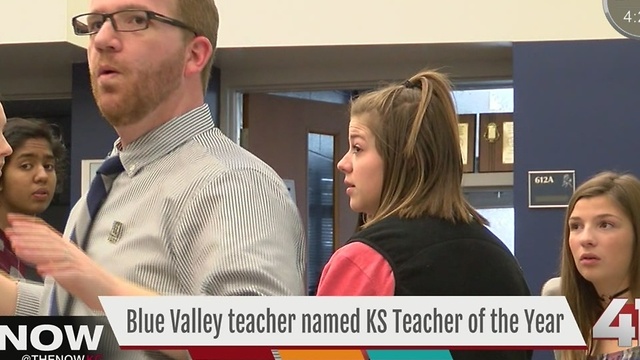 Blue Valley teacher named KS Teacher of the Year