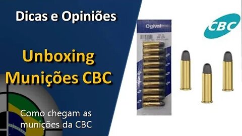 UNBOXING - Munições compradas direto da CBC