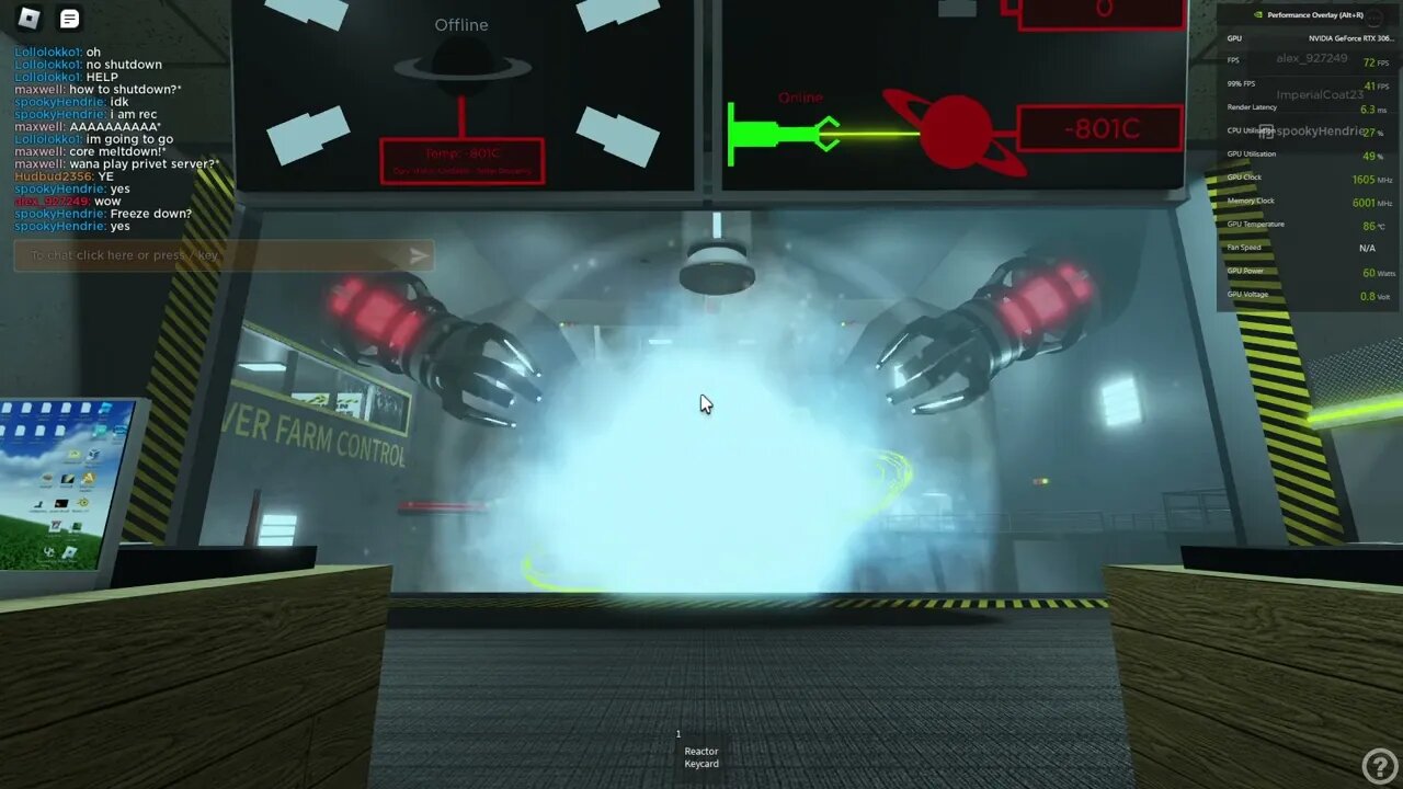 Roblox Arctic Energy Core Faility: RAECF "Freezedown"