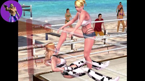 Rumble Roses PS2 - Teacher spanking Dixie