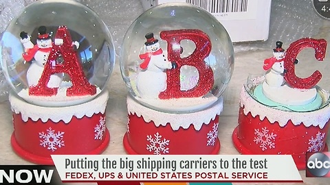 Putting the big shipping carriers to the test