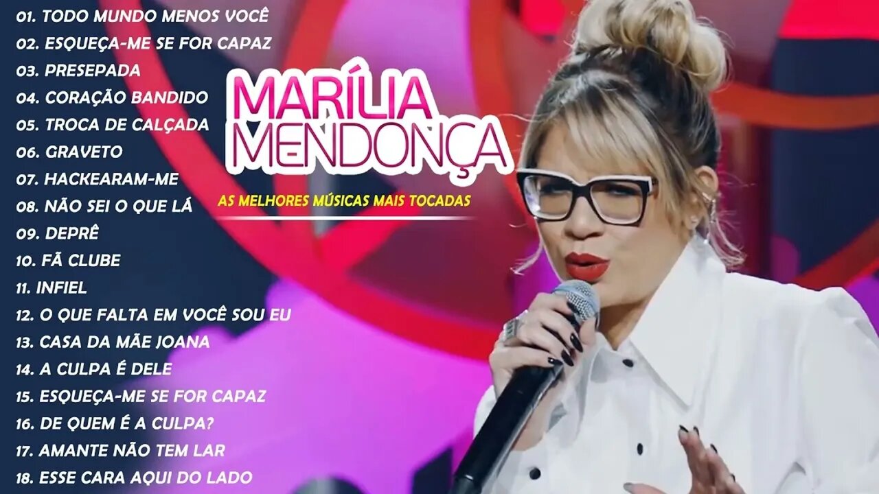 Marília Mendonça - Só As Melhores - Pra Matar a saudade