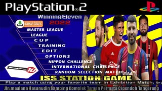 BOMBA PATCH WINNING ELEVEN 2021 PS2 MESSI to PSG EDITOR CANAL ISS STATION GAME