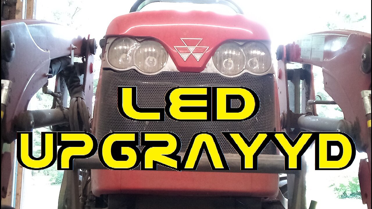 LED Headlight Upgrade on Massey Ferguson GC-1705 Tractor