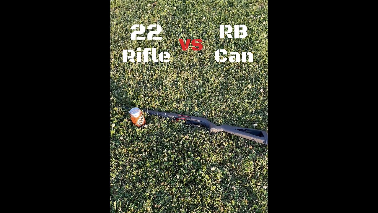 22 Rifle VS Shaken Rootbeer Can!