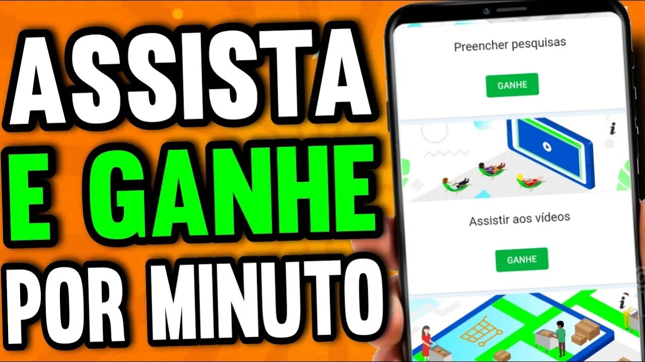 GANHE TODO DIA ASSISTINDO VÍDEOS! GANHAR DINHEIRO NA INTERNET