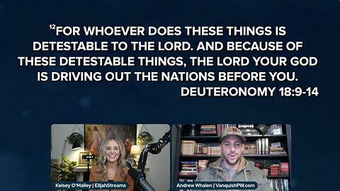 God Is Demolishing Systemic Witchcraft ~ Andrew Whalen - Elijah Streams w/ Kelsey O’Malley (11/25/24)