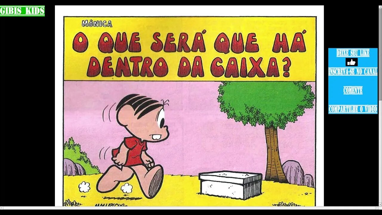 Mônica O Que Será Que Há Dentro Da Caixa?