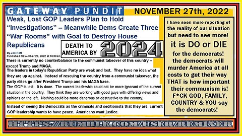 DEATH TO AMERICA BY 2024