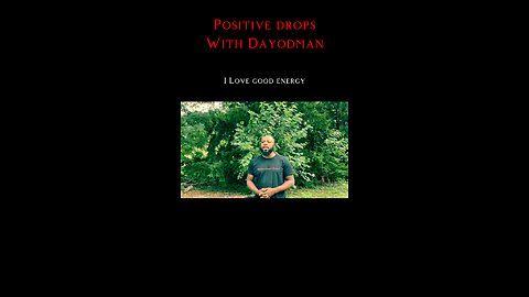 I Love Good Energy #dayodman #motivation #eeyayyahh #motivationalspeaker #positivity