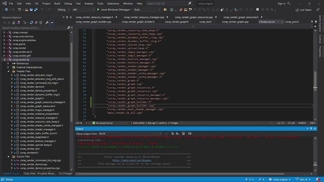 [EN/C++20/Vulkan API/HLSL] Game Engine ep. 19 - Render Graph (Frame Graph)
