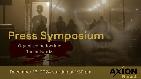 Announcement: Press symposium "Organized Pedocrime - The Networks" on 13.12.2024