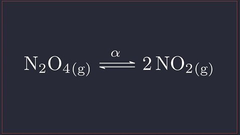 N₂O₄ ⇔ 2 NO₂ | Equilíbrio Químico (ITA) ¦ QED