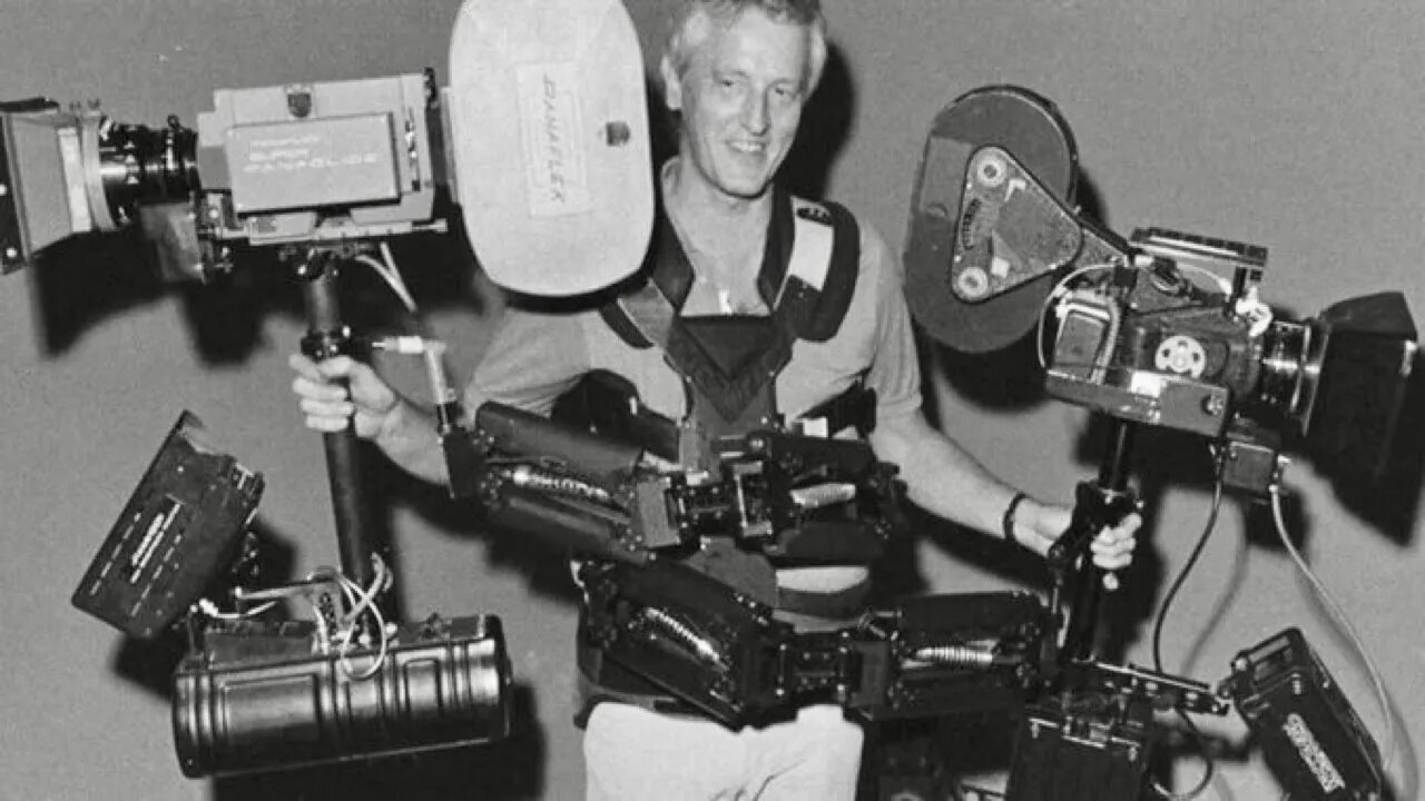Steadicam operator Garrett Brown on the set of Coppola’s One from the Heart