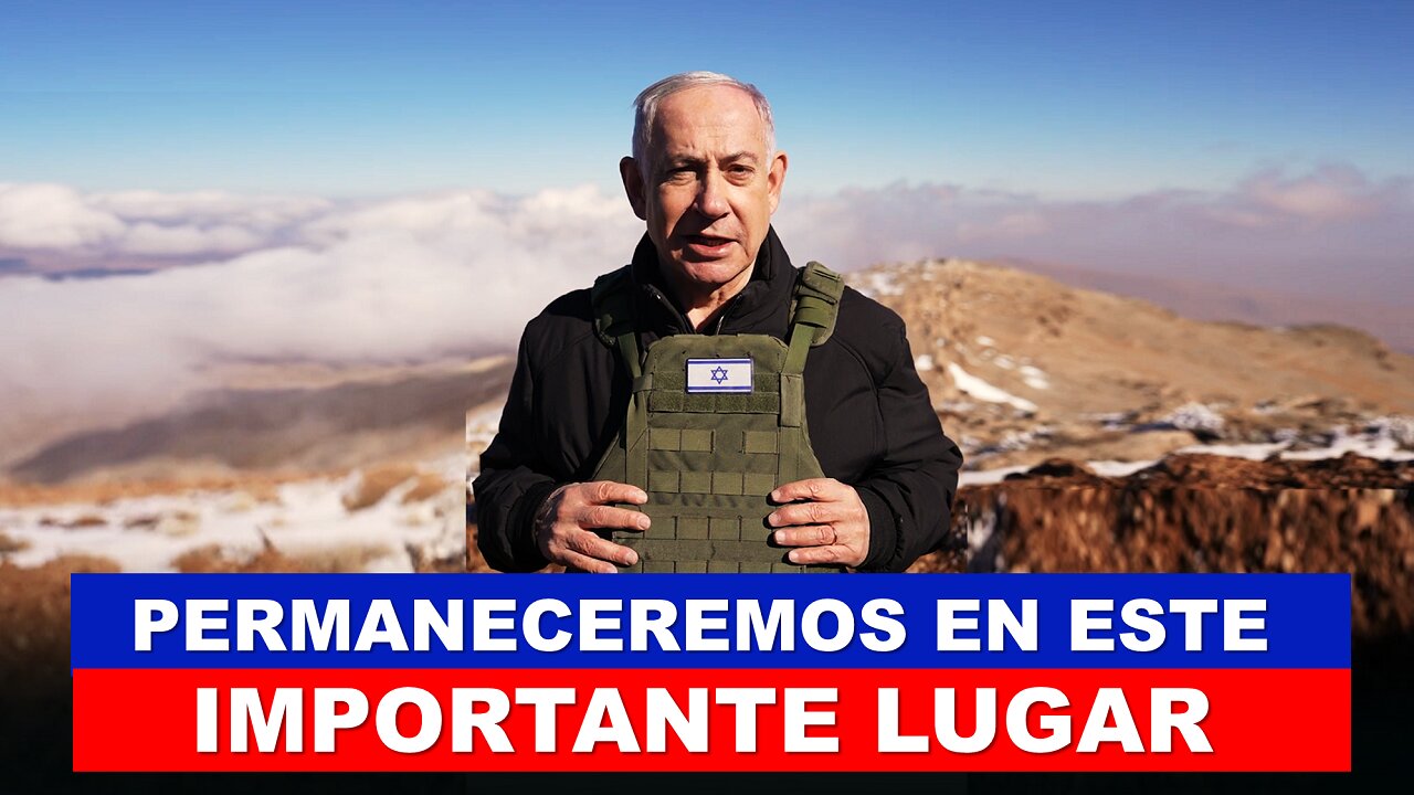 El Primer Ministro Netanyahu en el apogeo del Hermón