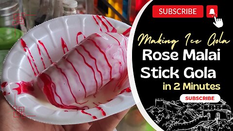 Rose Malai Stick Gola 🌹