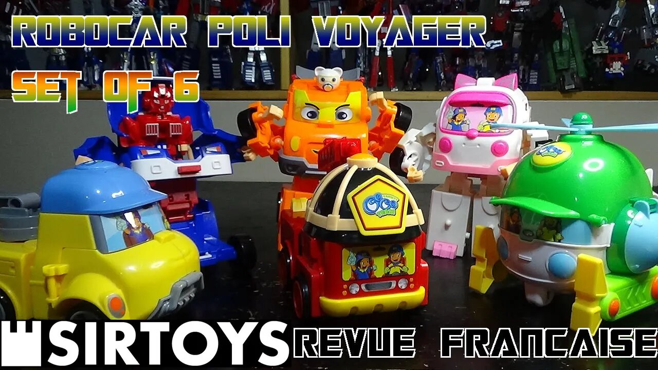 [Francais] Revue Video des Robocar Poli - Voyager - Set of 6