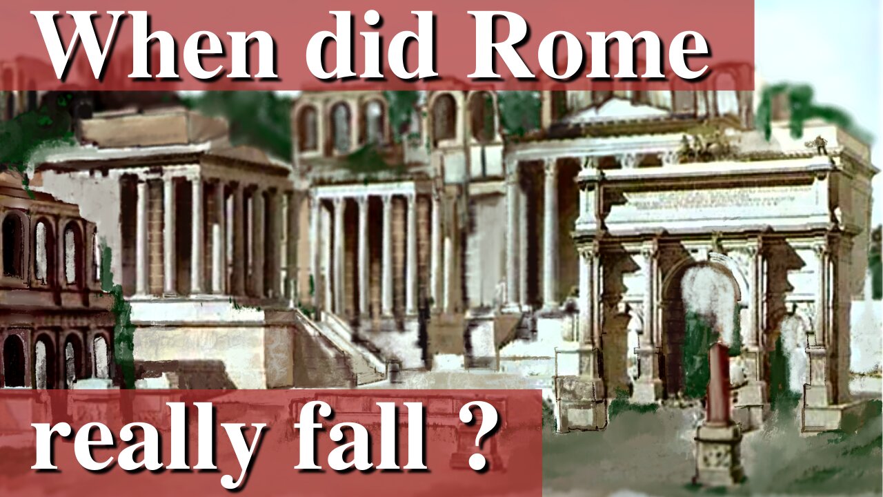 Rome DID NOT fall in 476 AD. Here is the real date.