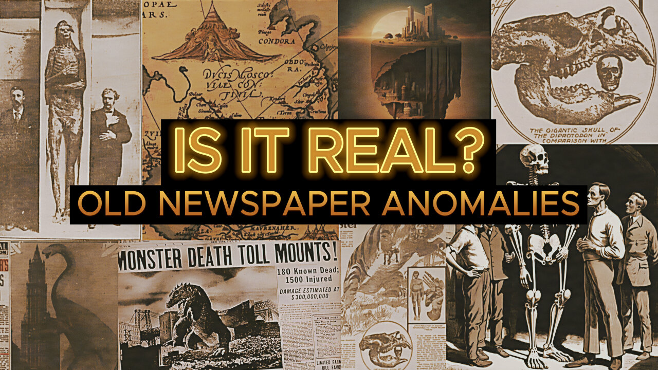 MIND BLOWING! Old Newspaper Anomalies, Mythical Beast, Giants & the Cover Up of History